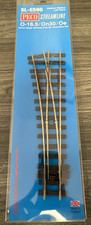 PECO On30 #SL-E596 Medium Radius Left Hand Turnout Code 100 Nickel Silver NIP picture