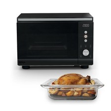 Ninja Crispi MW101 Countertop Microwave Air Fryer 5.5 Qt Glass 1700W Silver picture