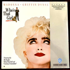 MADONNA WHO'S THAT GIRL LASERDISC SEALED MOVIE US MUSIC VIDEO COMMOTION PROMO LP picture