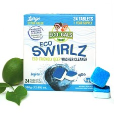 New Eco-Gals Eco Swirlz Washing Machine Cleaner, 24 Count picture