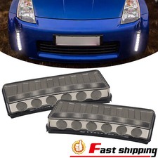 Pair Fit 2003-2005 Nissan 350Z Switchback LED Daytime Running Fog Lights Lamps picture