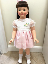 1960 GORGEOUS RESTORED BLACK CHERRY PATTI PLAYPAL DOLL WITH REPRO OUTFIT picture