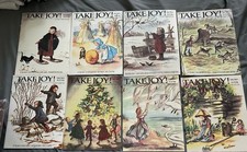 8 1997-98 SC Complete Set Take Joy Tasha Tudor Art Living Magazines picture