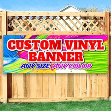Anley Custom Vinyl Banner - 13oz Heavy Duty Vinyl Sign - Personalized Banner picture