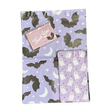 Halloween Poly Mailer Bundle Bat Ghost Shipping Bags Thank You Cards 50pc Set picture