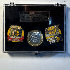 2000 Indiana Pacers NBA Finals Lakers Limited Edition 3 Pin Set 190/500 souvenir picture