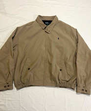 Polo Ralph Lauren Lined Full Zip Harrington Jacket Tan Men’s 2XL picture