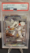 PSA 10 - Bulma FB06-035 - 2025 DBS FW Manga Booster (SB01) - Alt Art picture