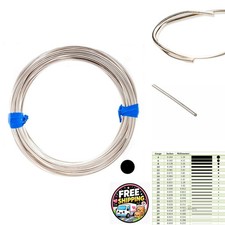 CRAFT WIRE 999 Fine Silver Wire 6 Gauge Round Dead Soft 6IN picture