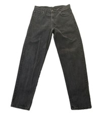 VTG Levi's 550 Relaxed Fit Jeans Mens 34x32 (Fits 32x32) Black Made in USA 1992 picture