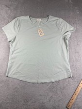NWT Nic+Zoe NZT Women's Crew Neck Cotton Blend Short Sleeve T-Shirt Top XXL picture