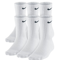 Free Shipping* Nike Everyday Cushioned Cotton Crew Socks, 6-Pack *No Import Fee picture