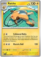 Raichu 052/162  Temporal Forces Regular picture