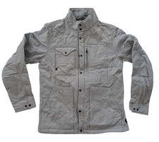 Relwen Quilted Insulated Tanker Jacket Stone Grey Full Zip Men M NWOT*READ $318 picture