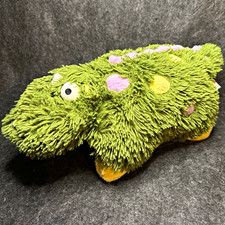 Original VTG “My” Pillow Pet Dizzy Dragon 2009 Green Purple Plush Folding Pillow picture