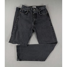 AGOLDE Womens 90's Pinch Waist High Rise Straight Leg Jeans Black 26 picture