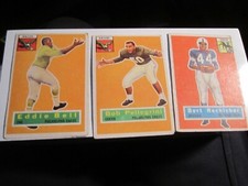 LOT OF 27 OLD FOOTBALL CARDS 1954,'56, '59, '60, '66, '67, '68 & 1969 - BBA-50 picture