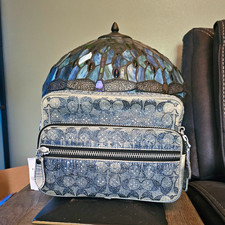Coach Signature Denim Crystal Dakota Bag, with Silver Hardware. picture