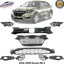 Front Grille Assembly & Headlight Assembly Kit For 2016-2018 Honda HR-V picture