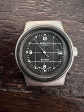 Vintage Sicura Stunt Watch Swiss Quartz Ref 8501 w/ SS Band RUNNING Works picture