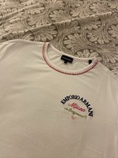 Emporio Armani Women’s White T-Shirt Size XL picture