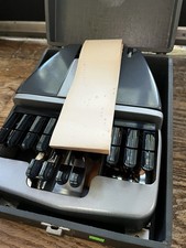 Vintage 1940s La Salle Stenotype Machine Stenograph w/  Hard Case  – Untested picture