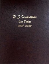 New Dansco Album For Innovation Dollar Coins P&D 2018-2032 Model 7188 Archival picture
