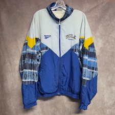 Vintage 1995-96 Reebok UCLA Bruins Tod McBride Game Worn Windbreaker Jacket XL picture
