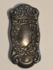 Antique Sterling Silver Match Safe Case picture