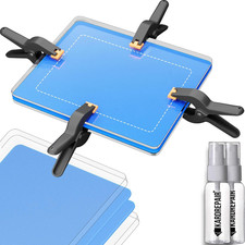Card Repair/Restoration Base Kit - Includes: 2 Acrylic Flattening Plates, 2 EVA picture