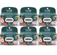 12 Pack - Gillette Venus Deluxe Smooth Sensitive Razor Blade Cartridges, 4 Count picture