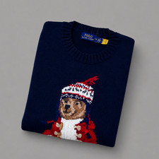 POLO RALPH LAUREN Bear Sweater | Holiday Limited | Rare Men’s Size S - NWT picture