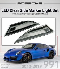 2012-2019 Porsche 911 (991) LED Clear Side Marker Light Set 99163125506/ 607 picture