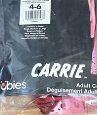 Carrie Bloody Horror Movie Dress Costume Adult Small 4-6 Halloween Rubies Red picture