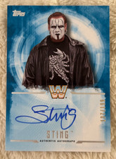 2017 Topps WWE Undisputed Sting Autographed On Card Signed /199 UA-S picture