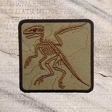 Archaeopteryx Embroidered Iron On Patch Ancient Wing Urvogel Dinosaur Arc'teryx picture