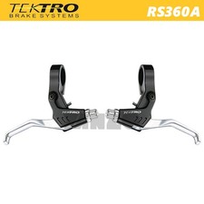 Tektro RS360A Linear Pull Bike Brake Levers Sliver Pair MTB Hybrid-OE picture