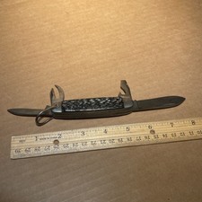 Antique PAL CUTLERY CO Scout Utility Knife 1940's Era - WWII Military Knife picture