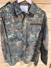 ⁠German Army Bundeswehr Flecktarn Field Shirt Feuchter Gr 13 Large Long picture