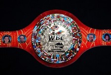 New WBC Australia Homecoming Skye Brown Boxing Championship Belt 4mm Zinc picture