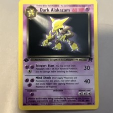 Pokemon Dark Alakazam 18/82 Holo Rare, Team Rocket WotC ENG 60 HP Unlimited picture