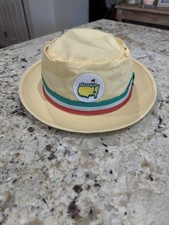 Masters Tournament Bucket Hat Yellow Size Large 2025 NWOT picture