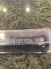 Snap On 111tmmdy 11 pc metric 1/4 drive 12 pt socket set 5,5.5,6-14 sealed picture