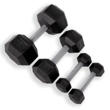 TRX Hex Rubber Dumbbell 35 Lb - Sold By Each $1 PER LB,  picture