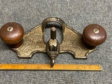 Vintage Stanley No. 71 Router Plane Nickel Finish With Cutter Pat Mar. 4, 1884 S picture