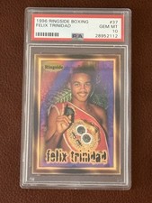 1996 RINGSIDE BOXING FELIX TRINIDAD ROOKIE CARD #37 GEM MT 10 picture