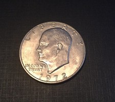 Eisenhower Dollar • 1972P • Average Circulated 1972P Eisenhower Dollar picture