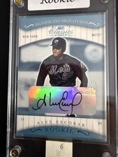 2001 Donruss Classics Significant Signatures Alex Escobar Auto New York Mets picture