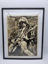 Shepard Fairey Johnny Ramone 2008 Signed 165/300 OBEY Screen Print picture