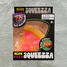 Nice Pizza Squeezzza Soft Dough Squish Pizza Slice Squeeze Toy, Yellow, NEEDOH picture